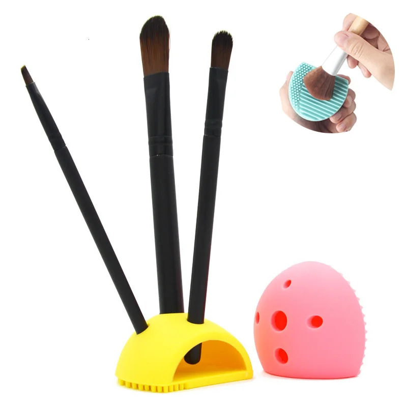 Buy 1 Piece Makeup Brush Cleaner Silicone Cleaning