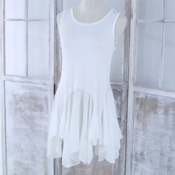 

chiffon vest full slip women spring and summer innder unerskirt sleeveless irregular basic slip