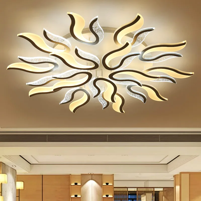 

2018 modern acrylic LED Ceiling Lights for Living Room Ultrathin ceiling lamp Decorative lampshade Lamparas de techo