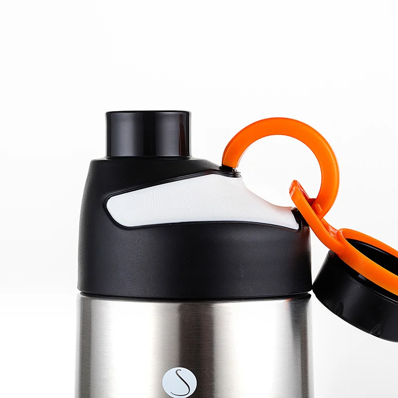 Santeco Oural سلسلة فراغ معزول الرياضة زجاجة الفولاذ المقاوم للصدأ في الهواء الطلق قارورة دائم BPA المياه مجانا زجاجة 590 ملليلتر