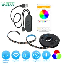 HKZZI USB PC/ТВ ПОДСВЕТКА комплект приложение Wi Fi Alexa голос управление Smart RGB красочный свет бар 5050 Dimmable водостойкий с