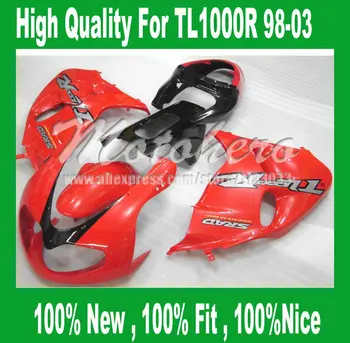 

For SUZUKI TL1000R 98 99 00 01 02 03 TL1000 R Red 1998 1999 2000 2001 2002 2003 TL1000R Fairing kits D4566f