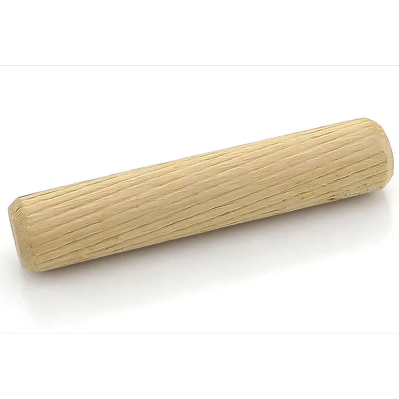 Round Rafts, Wooden Stoppers, Wooden Sticks, Twill Wood, Nails, Furniture Connectors, Three-In-One M12*40 10 PCS