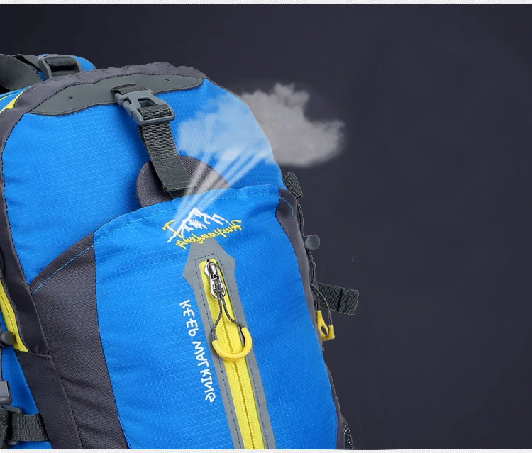 Mochilas à Prova Bolsa de Montanhismo ao ar Livre Mochila Viagem Escalada Dwaterproof Água Náilon Acampamento Caminhadas 40l 6 Cheap Mochilas escal.