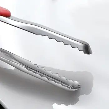 

Stainless Steel BBQ Tongs Barbecue Grill Food Clip Ice Tong Meat Salad Toast Bread Clamp Kitchen Accessories Tools