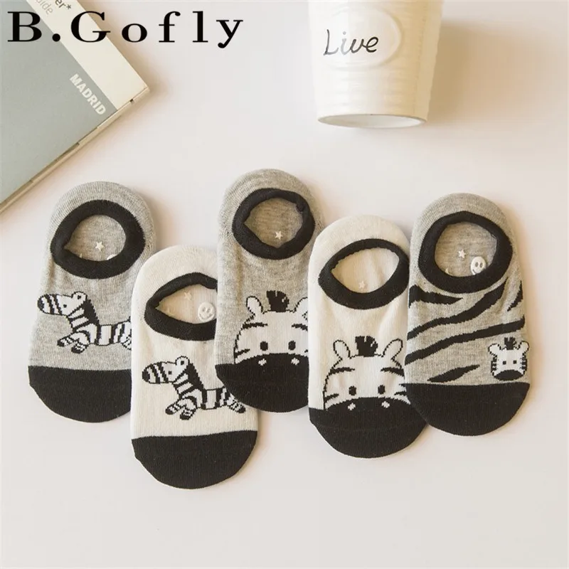 

5pairs/lot Autumn Children Cotton Carton Dog Cat Animal Toddler Baby Non Slip Socks Girls Ankle Short Kids Sport Kids Socks Boy