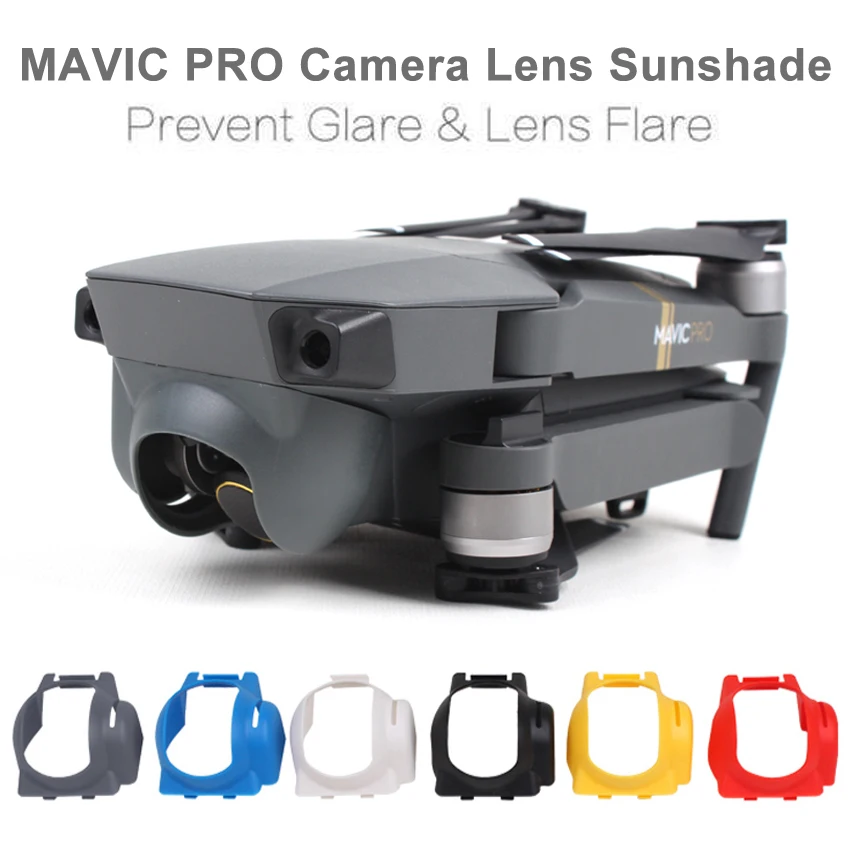 Sunnylife MAVIC PRO Camera Lens Sun Hood Sunshade Anti Glare Camera Gimbal Protector for DJI Mavic