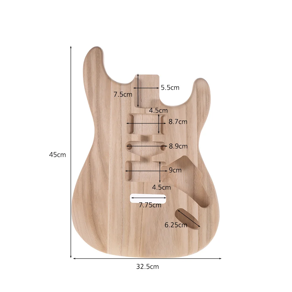 Muslady ST01-DT незавершенная гитара ручной работы корпус липа электрогитара корпус горячий корпус гитары запасные части