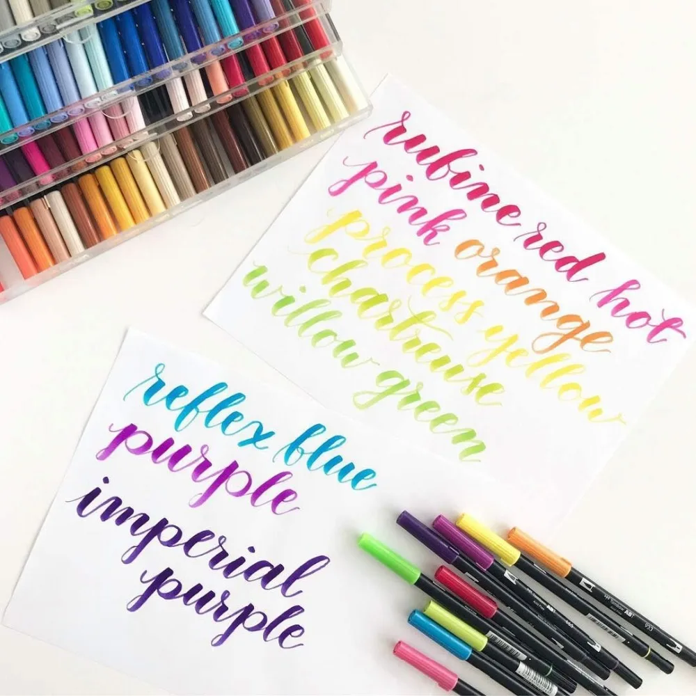 tombow dual brush pen aliexpress
