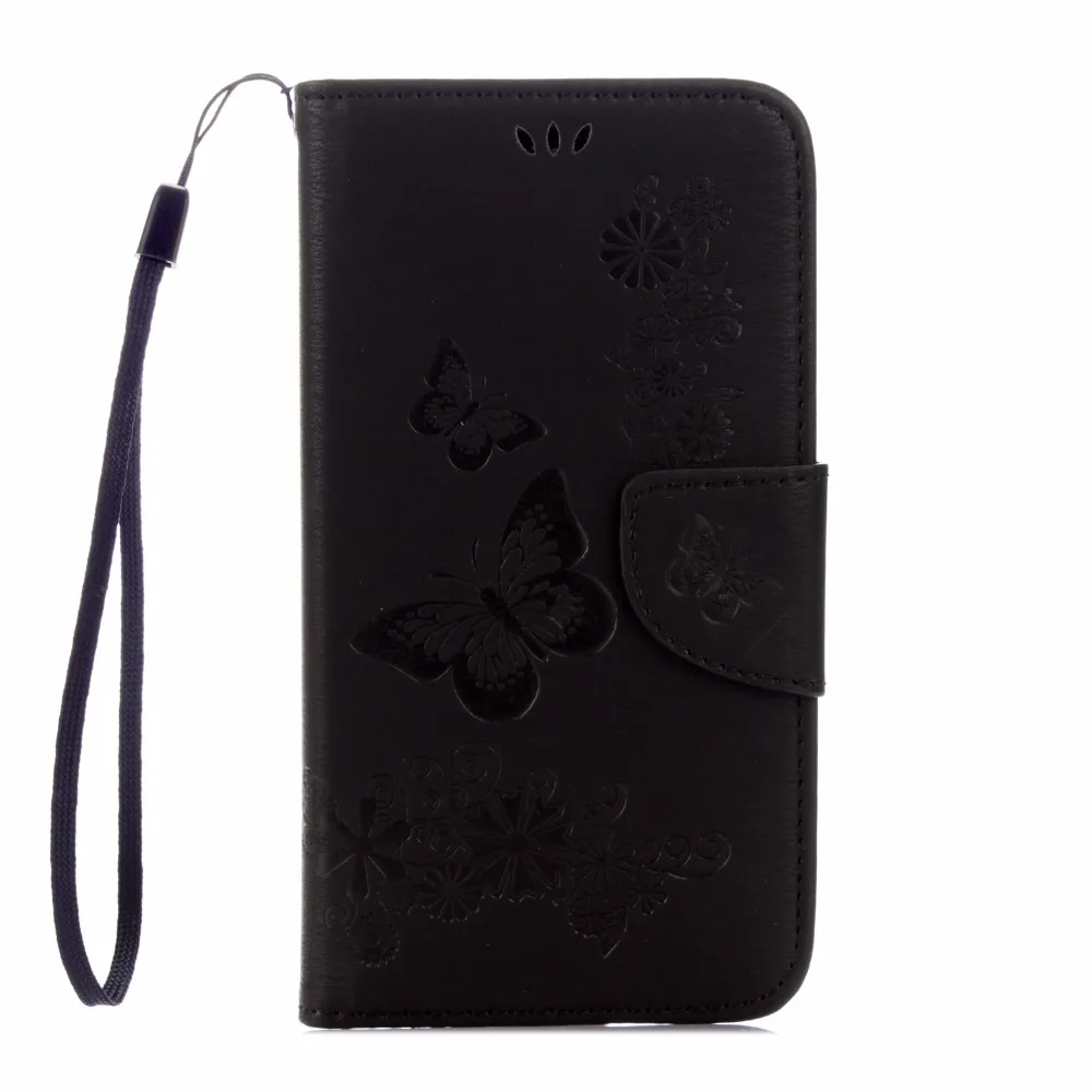 Большой чехол книжка с бабочкой и цветком для Samsung Galaxy S5 Mini S5mini G800 4 5 '' кошелек
