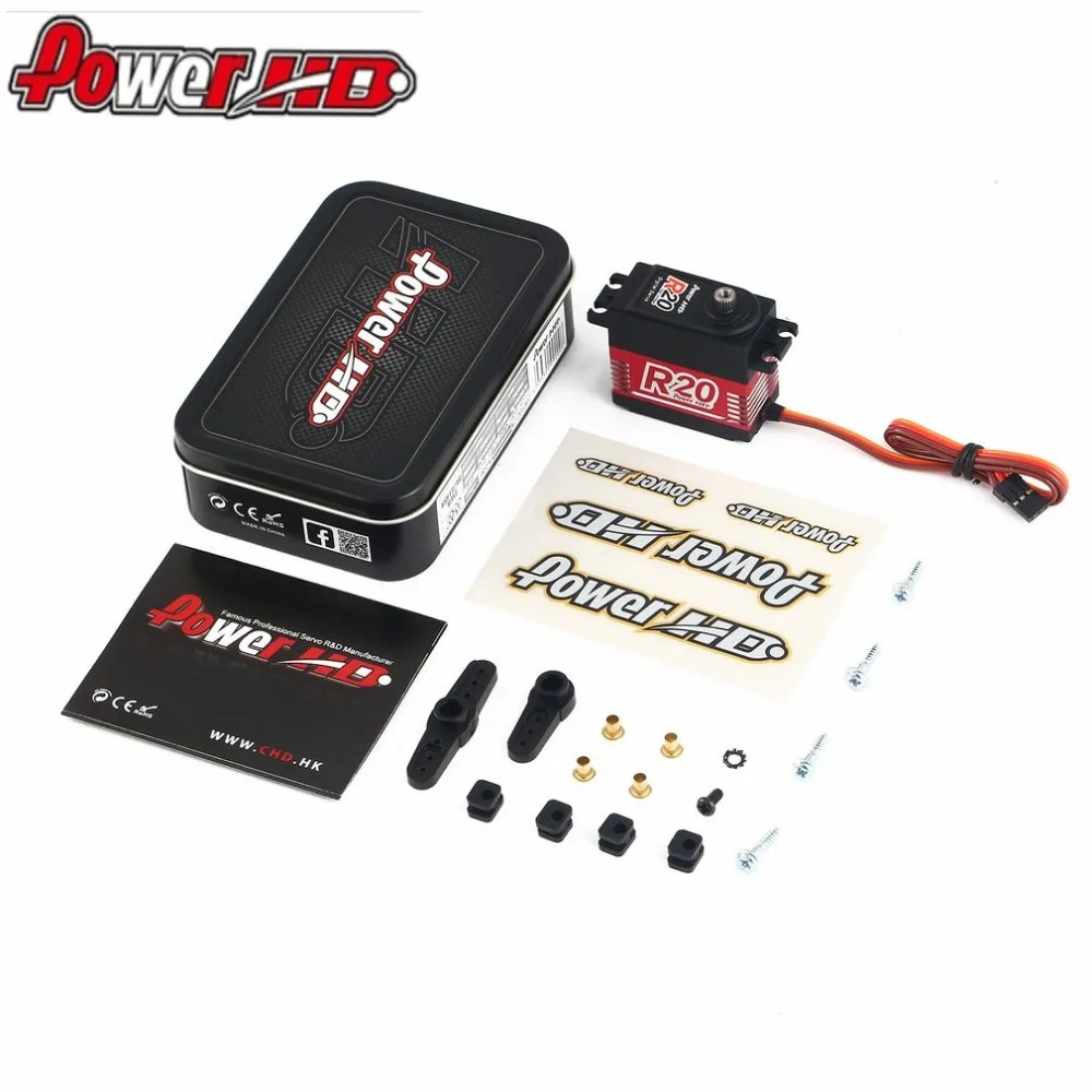 

POWER HD R20 Alloy Gear Digital Coreless High Voltage Servo with 20kg High Torque for RC Remote Control Car Boat Ship