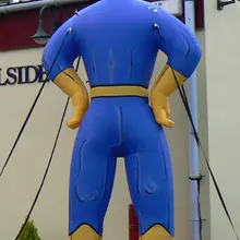 Красивый Надувной персонаж мультфильма гигантский надувной Бэтмен модель Реплика для вне двери событий