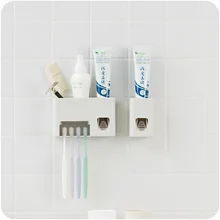 Многофункциональная присоска пластиковый диспенсер для зубной пасты Домашний набор из зубных паст на присоске для хранения зубных E438