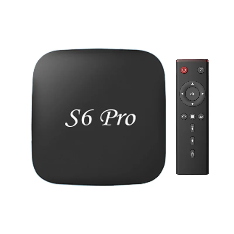 

4K Support Full HD Media Player 2GB DDR3 16GB eMMC H.265 Quad Core Android 6.0 Rockchip RK3229 Smart TV Box S6 Pro PK X96 TV Box