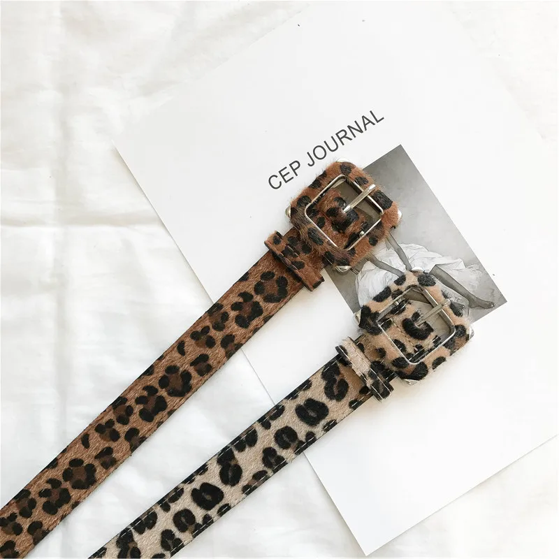 

2 Colors Mihoshop Ulzzang Korean Korea Women Fashion Accessories Leopard Print Casual High Street Belts