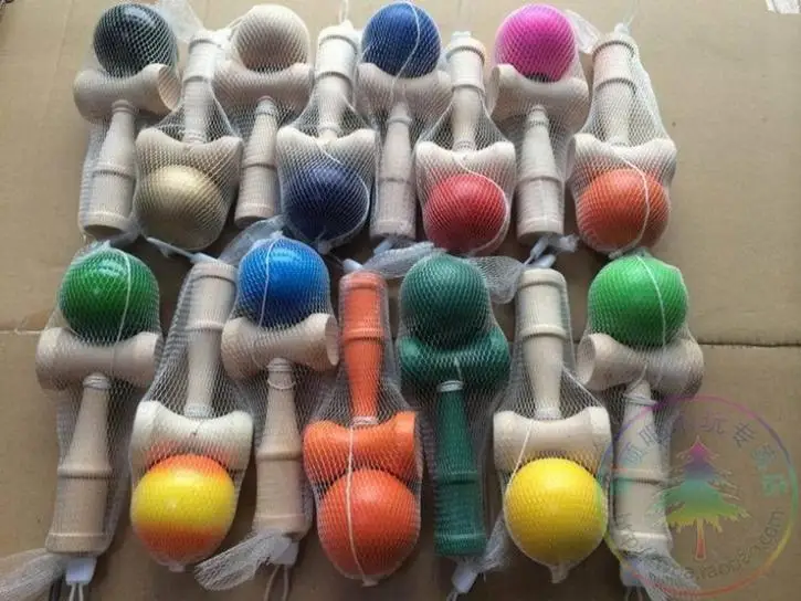 Размеры: 18,5 см Смешные японские традиционная игра шар Kendama Красочные 180 шт Профессиональный подарок