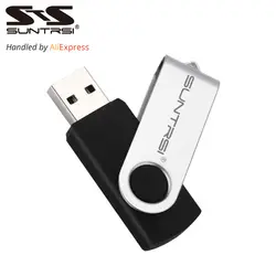 Suntrsi накопитель 64 ГБ флешки 32 ГБ 16 ГБ usb flash drive металл 4 ГБ высокое Скорость интерфейсом USB Настоящее Ёмкость USB 2.0 бесплатная доставка