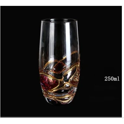 Высокое качество роскошные бессвинцовые хрустальные бокалы для шампанского прозрачная стеклянная чашка бокал для вечеринок пивное вино бокал Питьевая Посуда - Цвет: 55x105mm