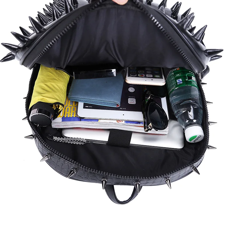 Высокое качество 3D Ежик Спайк заклепки крутой панк животное путешествия рюкзак ранец Casul колледж ПК школьная сумка девочка мальчик