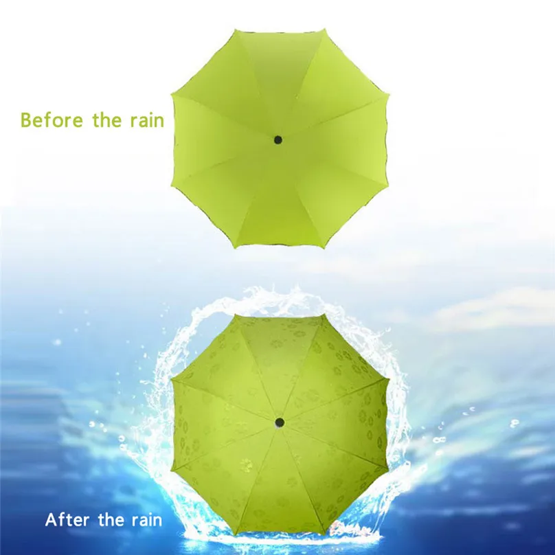 Travel Sunny and Rainy Umbrella Parasol Folding Rain Windproof Umbrella Folding Anti-UV SunRain Umbrella #4M02 (5)