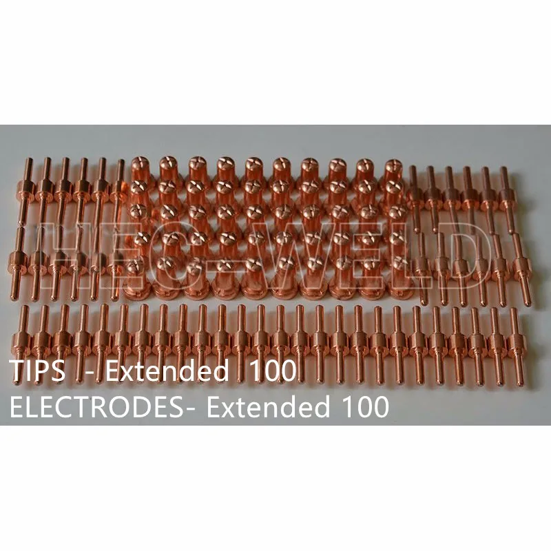 Plasma Cutting Accessories PT31 LG40 Plasma Cutter Cutting Consumables KIT Extended Plasma Nozzles TIP Fit Cut40 50D CT312 200PK