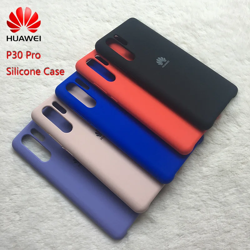 

100% Original Huawei P30 Pro Case From HUAWEI Official Liquid Silicone Soft Protective Phone Cover For Huawei P 30 P 30Pro