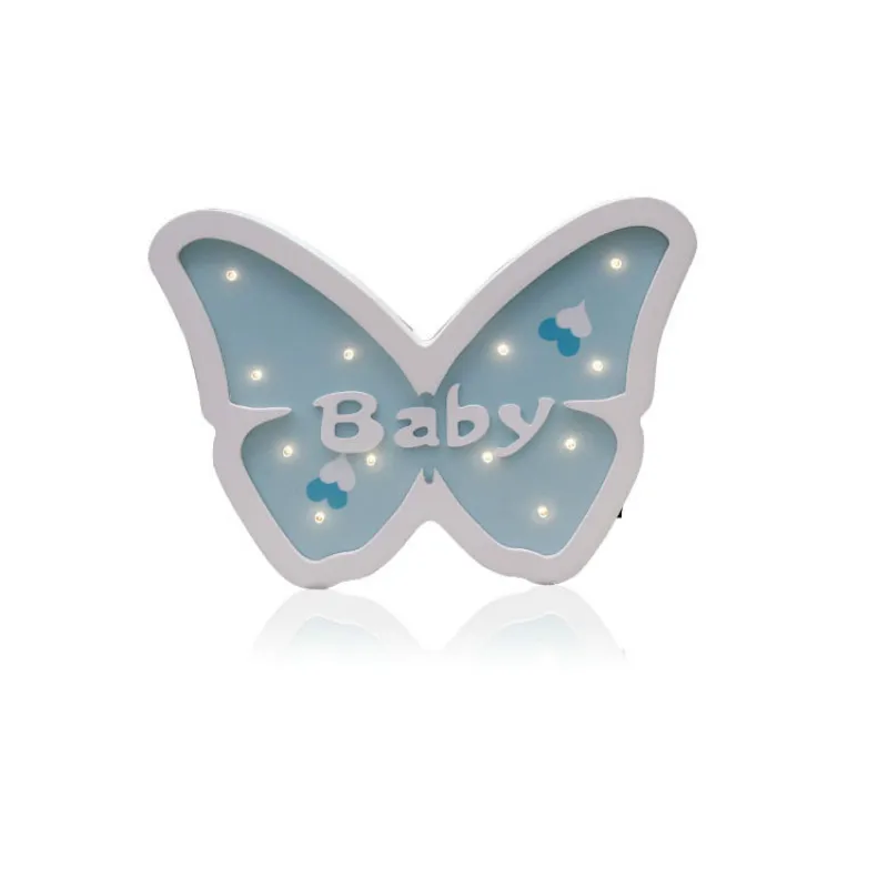 Cartoon Butterfly Modeling Light LED Night light Baby Room Dectoration lighting as Wall Decoration lamp Wooden lamp IY304123-26 Cartoon Butterfly Modeling Light LED Night light Baby Room Dectoration lighting as Wall Decoration lamp Wooden lamp IY304123-26