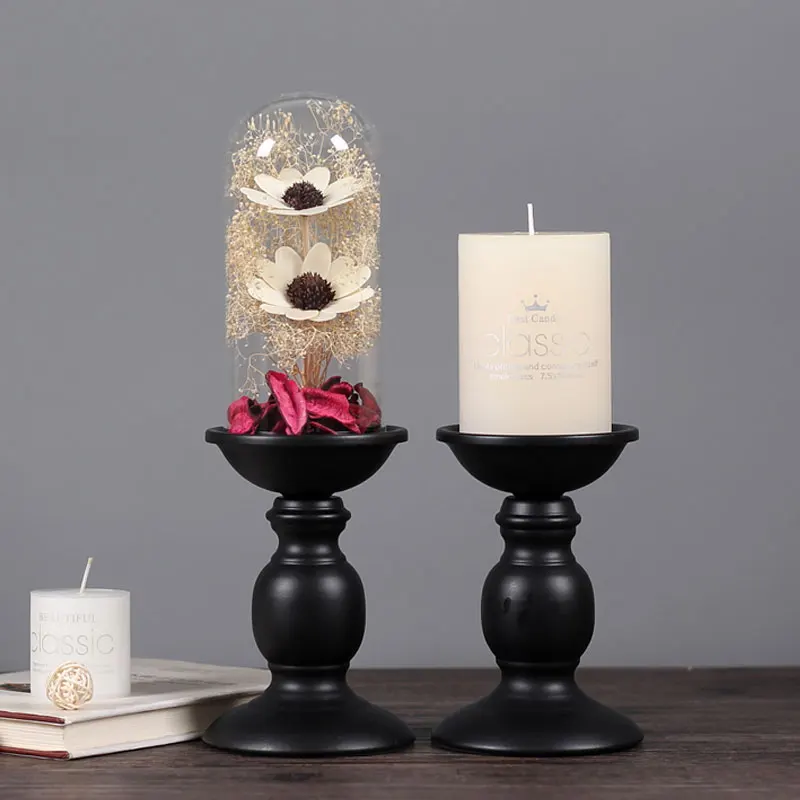 

1pc 6.2 8.6in Wedding Metal Candle Holder Vintage Pillar Iron Candle Holders Big Tealight Metal Candlestick Wedding Centerpieces