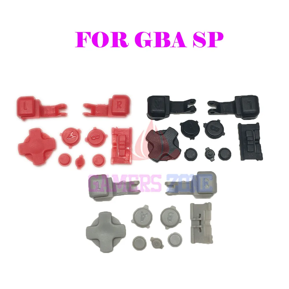 Red Plastic A B Select Start L R Buttons D Pad For GBA SP Full Button Set Red Plastic A B Select Start L R Buttons D Pad For GBA SP Full Button Set