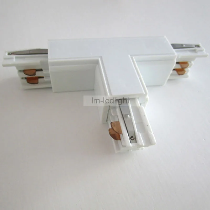 Us 82 9 4 Wire 3 Phase Led Track Lighting Rail T Connector In Black White Tracks 10pcs Lot Free Ship Us 82 9 4 Wire 3 Phase Led Track Lighting Rail T Connector In Black White Tracks 10pcs Lot Free Ship