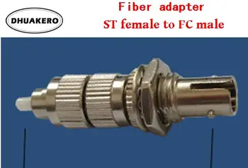 

free shipping AB48B ST female to FC male 20pcs SM mode Fiber optic coupler flange connector adapter