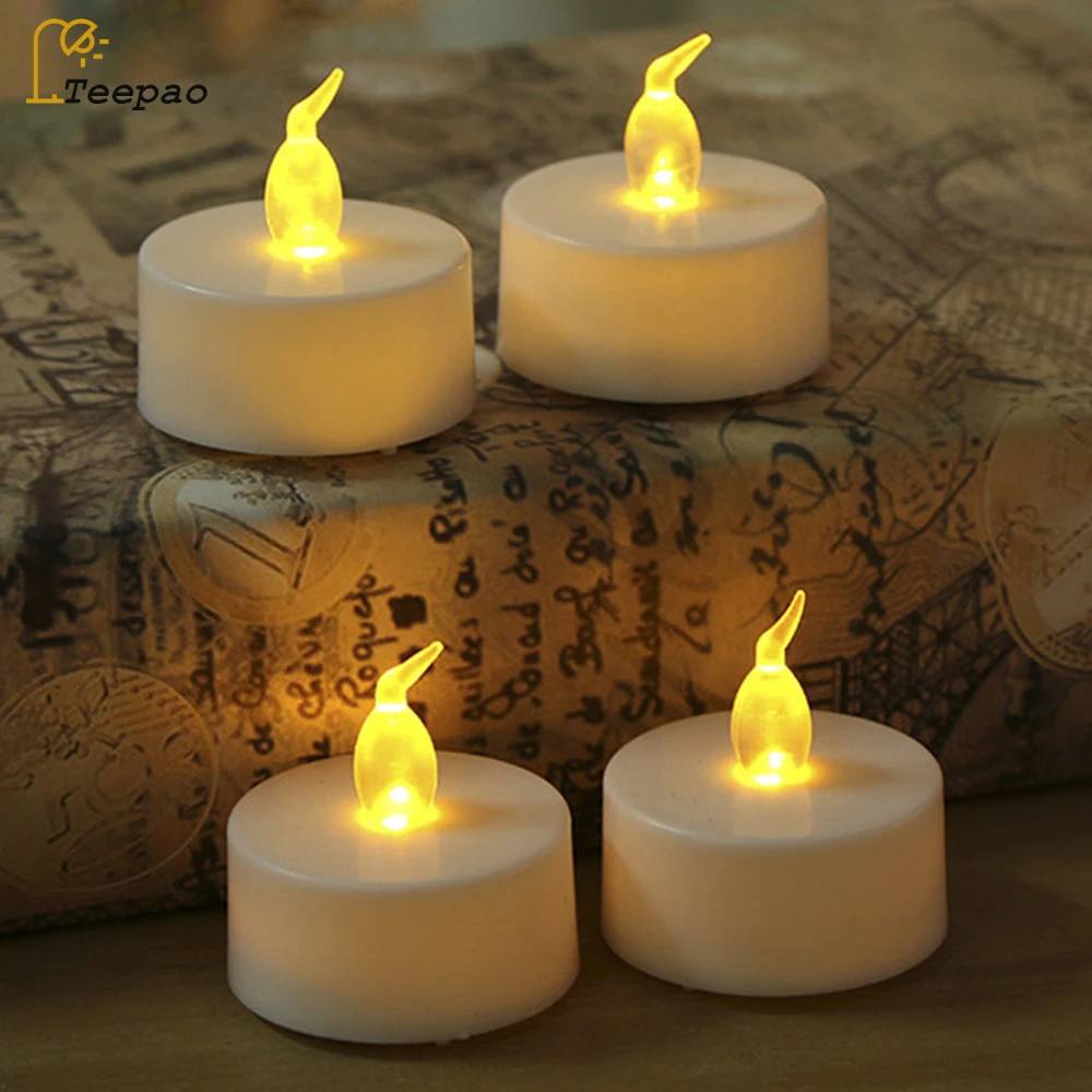 24PCS Mini LED candle small flashing Flameles candle Tealight Flicker