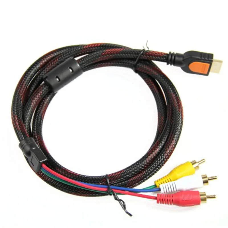EastVita 1 5 м 5Ft HDMI к 3 RCA Аудио Видео AV компонентный конвертер адаптер кабель для HDTV