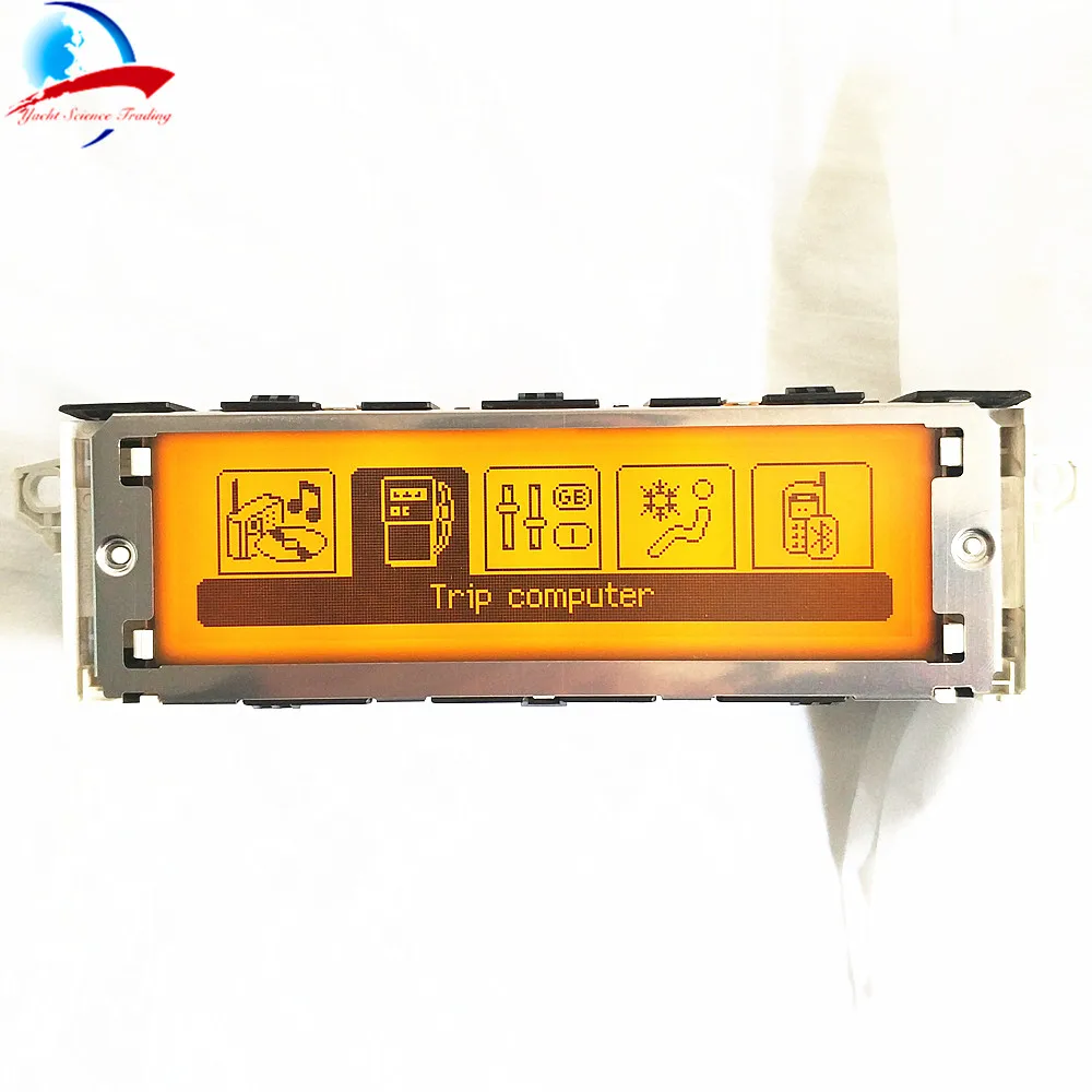 12 Pin car Yellow screen support USB and Bluetooth 5 menu Display monitor for Peugeot 307 407 408 citroen C4 C5