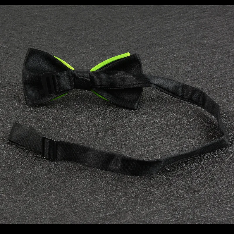 2 Layers Kid Suit Neckwear Baby Boy's Baby Fashion Solid Color Adjustable Bowtie Chlidren Two Tone Pet Dog Cat Bow Tie DS19