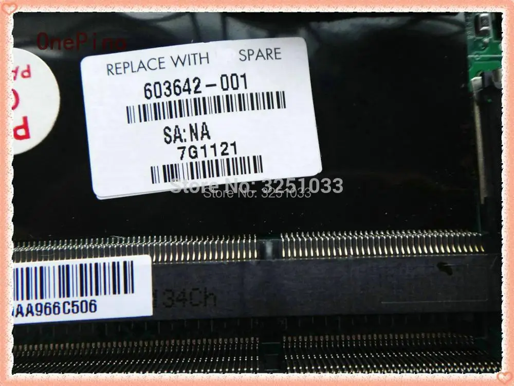  603642-001 DV6T-3000 NOTEBOOK 615279-001 for HP Pavilion DV6-3000 Motherboard DA0LX6MB6H1 DA0LX6MB6