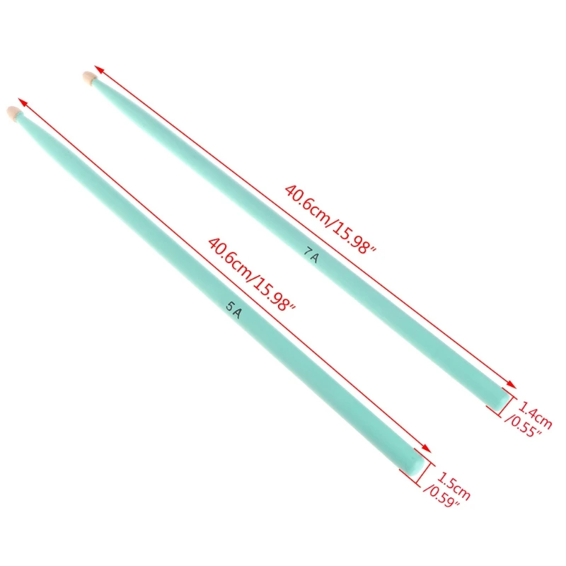 1 пара 5A 7A прочный Барабаны клещей Цвет твердый клен барабанные палочки детские ударные инструменты для джаза монопод#20/9W