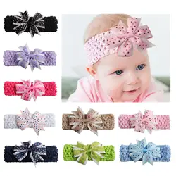 Новинка 2019productcute Baby Girls Dots оголовье бабочка фотография Реквизит Оголовье Accessoriesusps