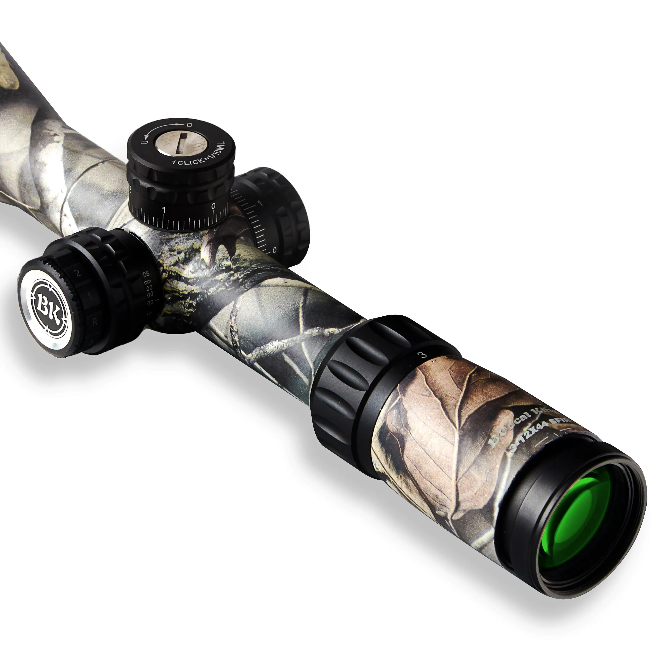 Bobcat King Optics BK 3 12X44 SFIR Камуфляжный внешний вид тактический Оптический Прицел