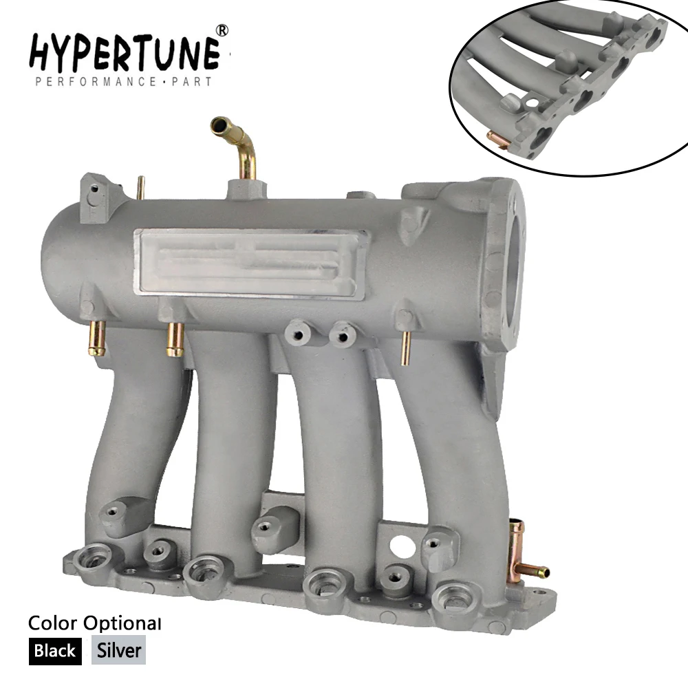 Hypertune-алюминиевый впускной коллектор для 1988-2000 Honda Civic CRX Del Sol SOHC серии D CX DX EX GX HT-IM51