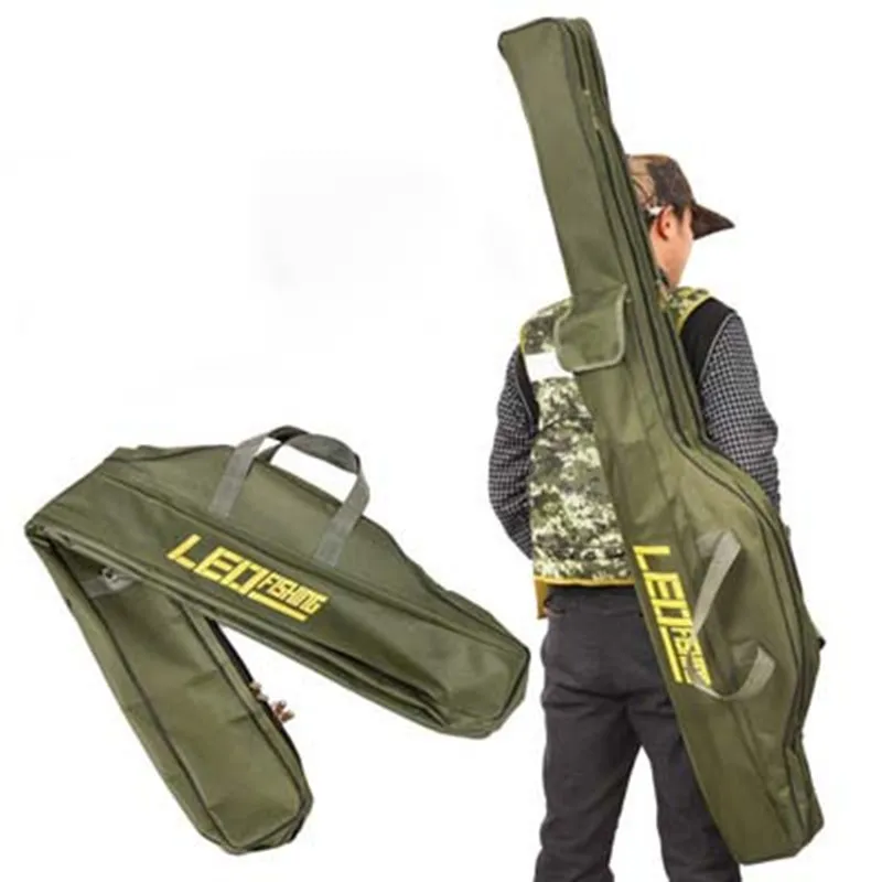LEO Professional Canvas Fishing Bag 100cm 150cm Double Layer
