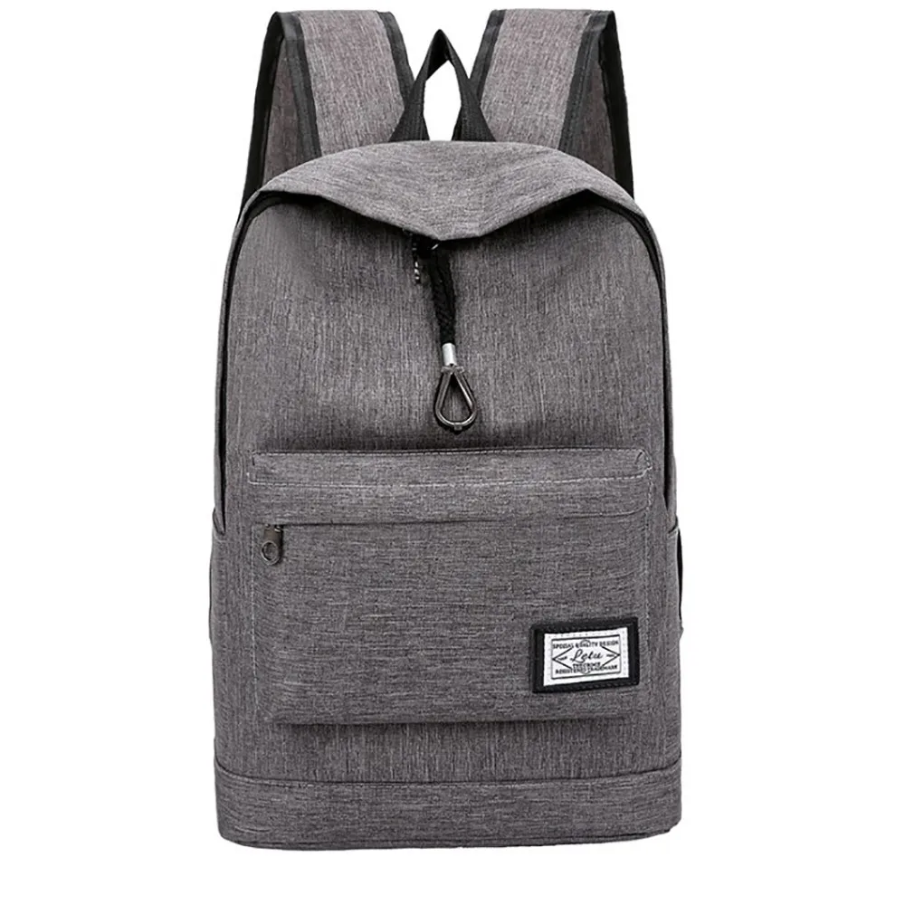 

Men Backpack Youth Computer Travel Campus Junior Wonmen High School Student Bag Rucksack Bagpack BookBag Mochila dos homens