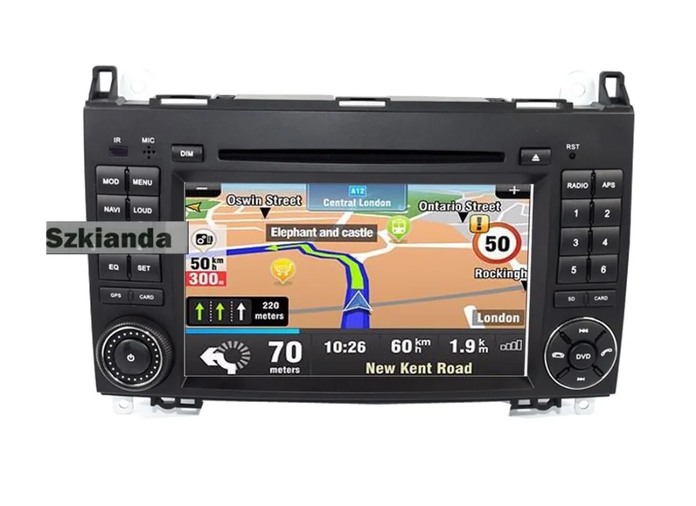 Clearance 7 inch HD Android 7.1 Car DVD Player for Mercedes-benz B200 W169 A160 Viano Vito GPS NAVI RADIO BT built-in 4G wifi dvr Free map 7