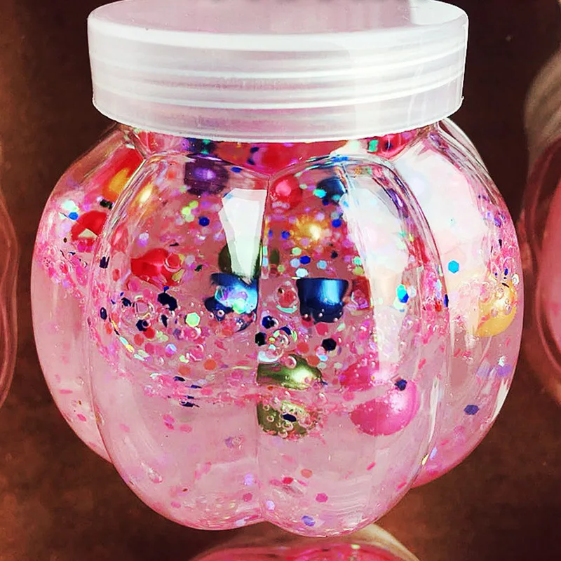 

1 piece Colorful Plasticine Bubble Light Clay Transparent Pearl Crystal Slime Modeling Clay Random Color Transparent slime