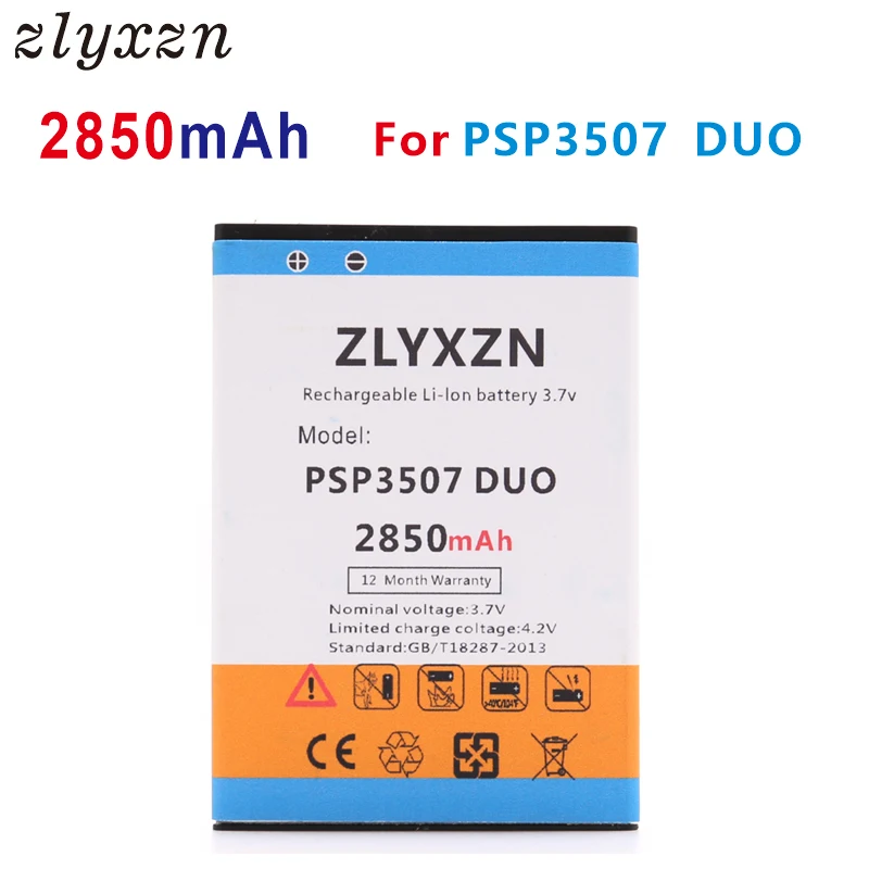 NEW 2850mAh Battery For Prestigio Wize N3 PSP3507 DUO PSP 3507 Cellphone Bateria + Tracking Number | Мобильные телефоны и