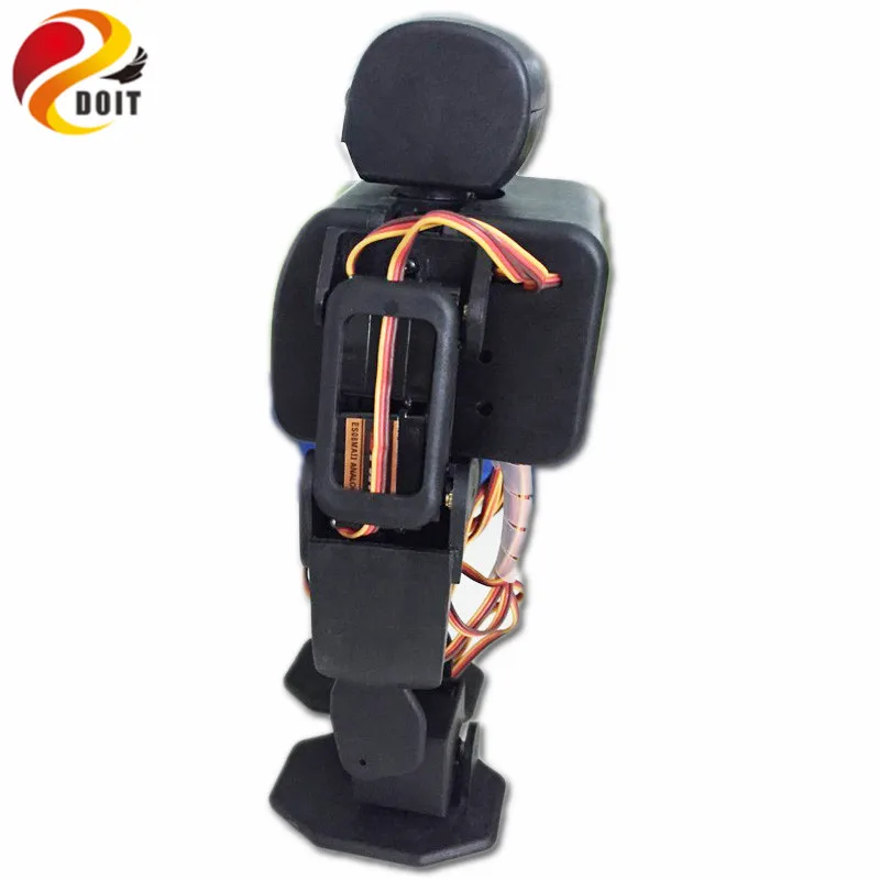 US $158.99 DOIT 18 DOF humanoid Biped Robot Educational Robot Kit Servo Bracket With 18pcs Servo Control Board by ESP8266 diy rc toy