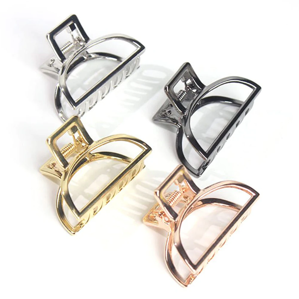 

1PC Women Fashion Metal Modern Stylish Hair Claw Hair Clips Hair Accessories Bun Maker Make UP Washing Hair Styling Tool
