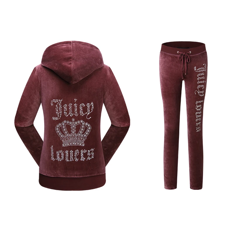 Женские спортивные костюмы Juicy Lovers синие серые черные повседневные Спортивная