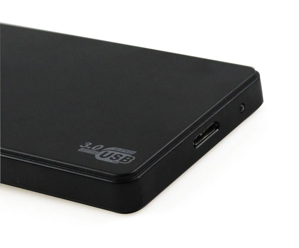 2 ТБ чехол для жесткого диска USB 3 0 на SATA HDD Box внешний корпус черный без винтов