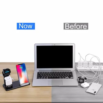 

3 in 1 wireless Charging Stand for Apple Watch For AirPods Charging Station